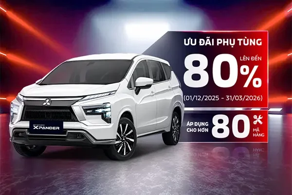 Ưu đãi phụ tùng dành cho Xpander